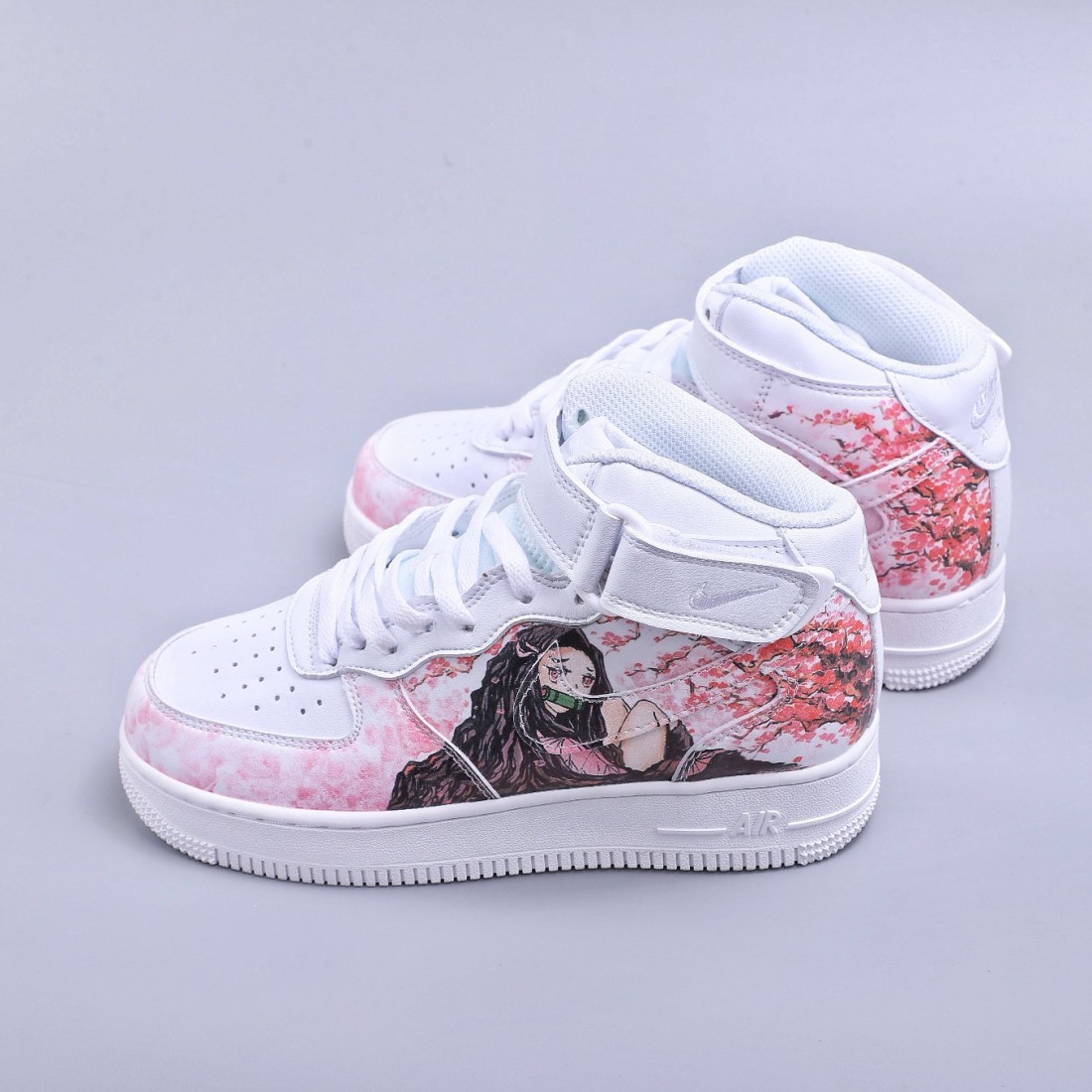 nike air force white pink